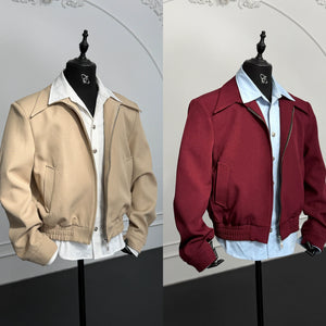 Deconstructed Faux-Layer Jacket | Tencel-Linen Blend - main image 5