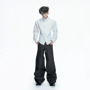 Rivet Waist-Cinched Shirt | Structured Streetwear - main image 5
