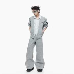 Layered V-Neck Cardigan Top and Pants Co-Ord - main image 5