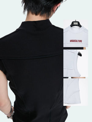 Structured Seam Sleeveless Tank Top | ARGUE CULTURE - main image 5