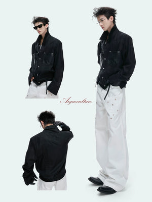 Floral Embroidered Linen Shirt Jacket | Argue - main image 5