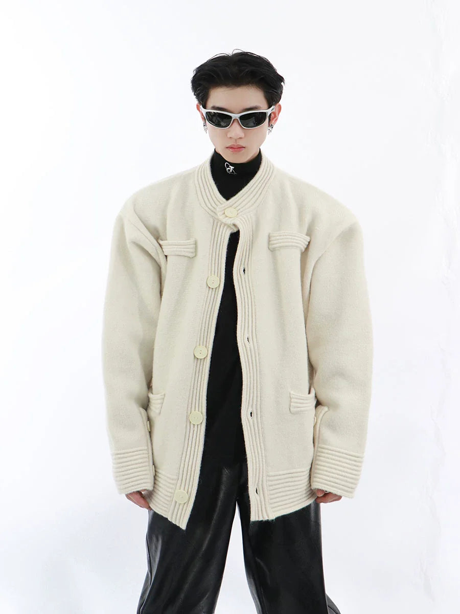 Christmas Chunky Knit Cardigan - Minimalist Couple Sweater