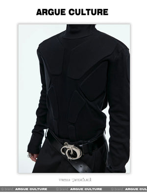 desc::3d-armor-techwear-mock-neck-slim-long-sleeve-top-detail-img-3