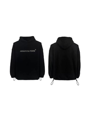 Metal Logo Fleece Hoodie | Relaxed Unisex Streetwear - main image 5