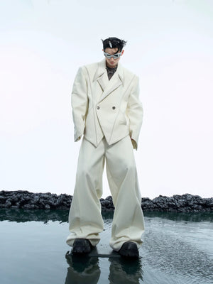 Deconstructed Oversized Suit Jacket | Unisex Streetwear - main image 5