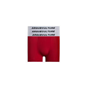 Layered Waistband Boxer Briefs in Nylon Modal Blend - Red