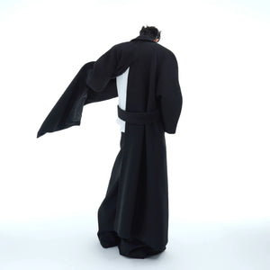 Longline Wool-Blend Overcoat with Dropped Shoulders - main image 5