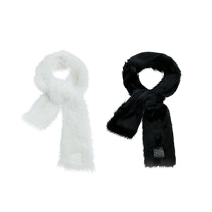 Plush Faux-Mink Scarf | Unisex Winter Streetwear - main image 5