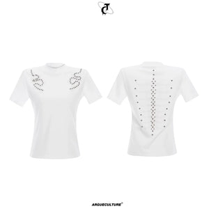 Spine Embroidered Fitted T-Shirt | Unisex Streetwear - main image 3