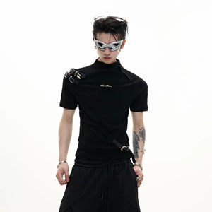 Cotton Letter Graphic T-Shirt | Relaxed Streetwear - main image 1