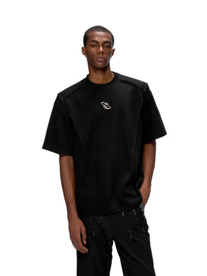 Liquid Spine Shoulder-Pad T-Shirt | Relaxed Cotton - main image 3