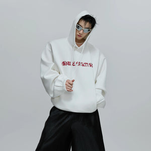 Beaded Embroidered Oversized Hoodie | Argue Culture - main image 3