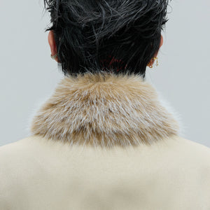 Cropped Stand-Collar Cotton-Wool Jacket Set - main image 4