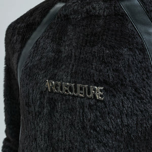 Cropped Plush Wool-Blend Turtleneck Knit Top - main image 3