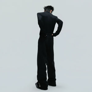 Deconstructed Cotton Turtleneck Base Layer Top - main image 5