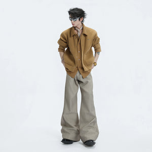 Wool Cashmere Faux-Layered Cardigan Sweater Jacket - main image 5
