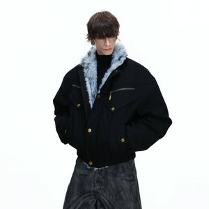 Washed Canvas Workwear Jacket | Relaxed Utility - main image 1