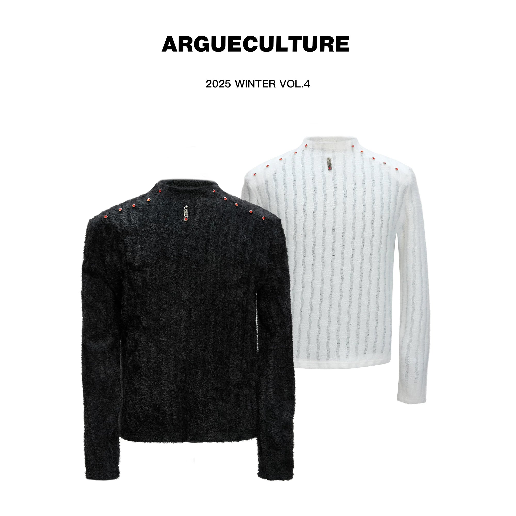 Red-Studded Brushed Cotton Crewneck Base Layer - main image 1