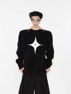 Black-White-Mohair-Sweater-with-Metal-Zip-Streetwear-Design-Black