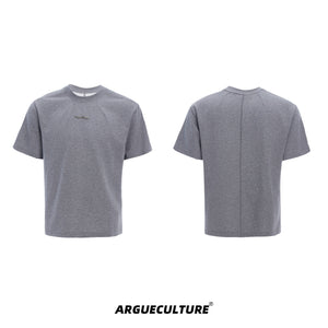 Boxy-Fit-Heavyweight-Tee---Oversized-Short-Sleeve-Basic-Top-Gray-T-shirt