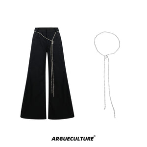 Deconstructed-Flared-Pants-with-Metal-Chains---Streetwear-Fit-Black-Bottoms