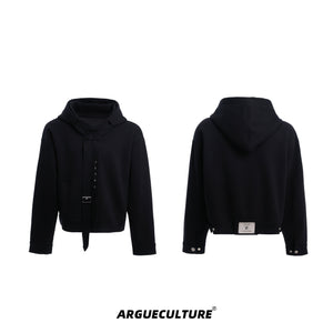 Deconstructed-Hoodie-with-Detachable-Sash---Oversized-Streetwear-Set-Black-Jacket