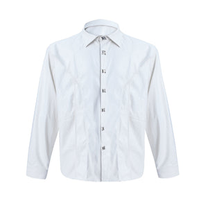 Deconstructed-Metal-Button-Long-Sleeve-Shirt-with-Shoulder-Pads-White