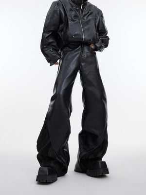 Deconstructed-PU-Leather-Jacket---Streetwear-Biker-Set-for-Men-Black-Pants