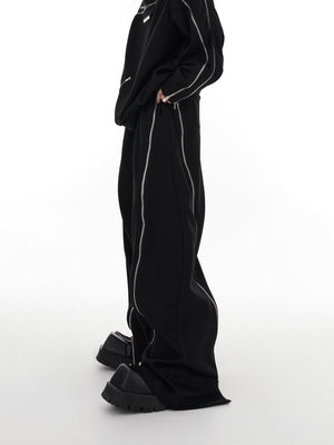 Deconstructed-Zip-Up-Hoodie---Drop-Shoulder-Oversized-Streetwear-Set-Black-Pants