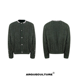 Diamond-Trimmed-Oversized-Knit-Sweater---Winter-Streetwear-Green-Jacket