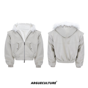 Double-Face-PU-Hooded-Jacket---Fur-Collar-Streetwear-Coat-Jacket