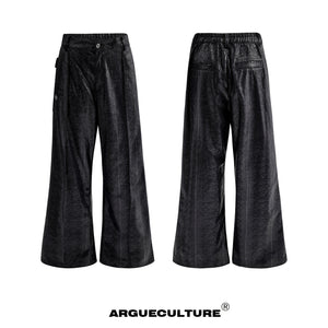Heavyweight-Metal-Button-Straight-Leg-Pants---Relaxed-Streetwear-Black-Bottoms