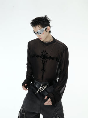 Mesh-See-Through-Punk-Base-Layer---Mens-Long-Sleeve-Top-Black-Jacket