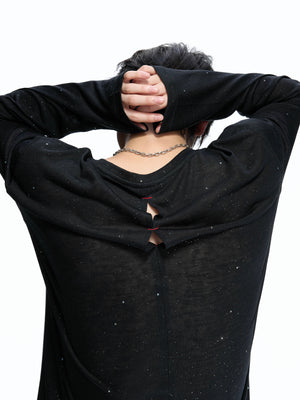Star-Speckled Lyocell Long Sleeve T-Shirt - product image 3