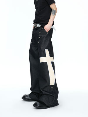 Cross-Detail Double-Breasted Polo Set - product image 5