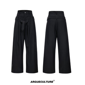 High-Rise Pleated Wide-Leg Trousers - variant image 7
