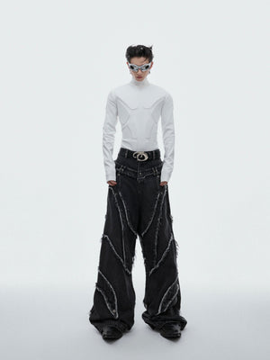 3D Armor Mock-Neck Long-Sleeve Top - product image 4
