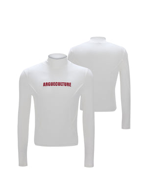 Deconstructed Logo Turtleneck Top - product image 4