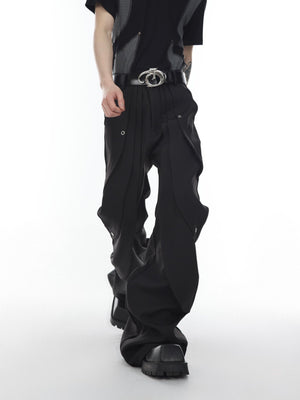 High-Rise Button-Detail Trousers - product image 5