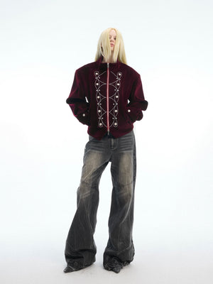 Fine-Glitter Metal Button Jacket - product image 3