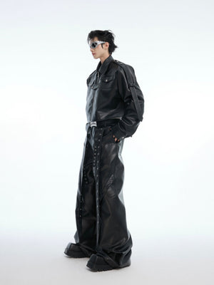 Deconstructed Metal Detail Cropped Jacket - product image 5