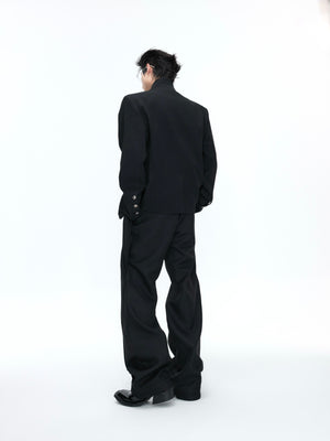 Deconstructed Stand-Collar Suit Separates - product image 5