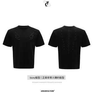 Snake-Eye Spine Studded T-Shirt - product image 5