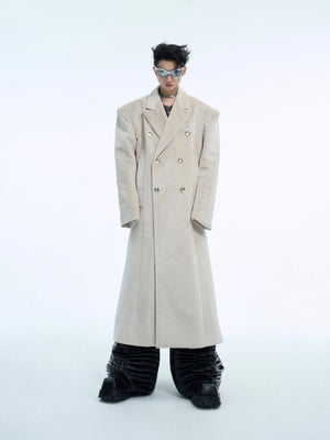 Metal Double-Breasted Structured Coat - product image 1