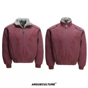 Washed Canvas Fleece-Lined Cropped Jacket - product image 5