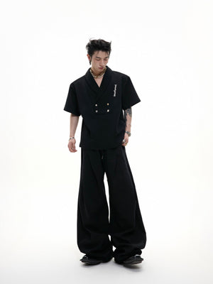 V-Neck Structured Shirt and Trouser Set - product image 5