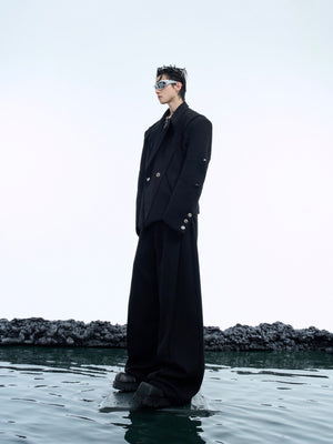 Deconstructed Oversized Suit Jacket - product image 4