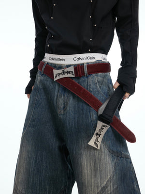 Vintage Horsehair Leather Belt - product image 2