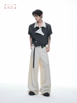 Embroidered Wide-Leg Trousers - product image 3
