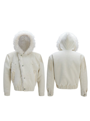 Faux-Fur Panelled Reversible Hooded Jacket - product image 3